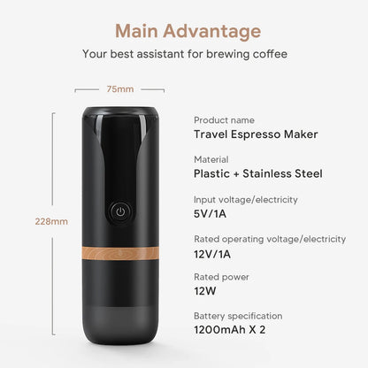 Electric Cold/Hot Portable Capsule/Coffee Machine